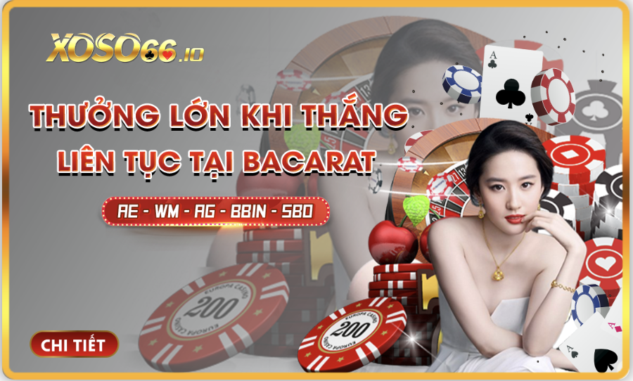 Thưởng lớn khi thắng baccarat tại xoso66